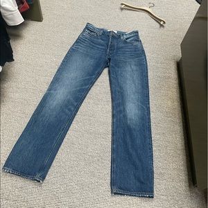 DENIM FORUM The Patti Mid Rise Straight 31L